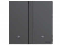 66E8002GTY Công tắc đôi thông minh Simon M7 Gem Smart 