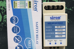 Relay an toàn 12V DC dạng thanh ray gắn tường, tủ điên Siron SR-SR11