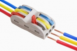 SPL-3 Đầu Nối Dây Điện 3 Lỗ Đôi (màu)