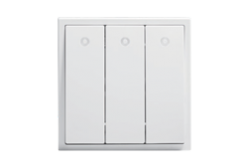 Simon smart 70E137 Modul công tắc nhấn ba có LED, màu trắng i7