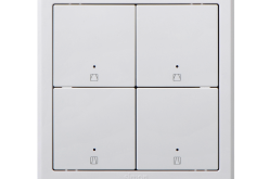Modul công tắc nhấn bốn có LED, màu trắng i7 Simon smart 70E147