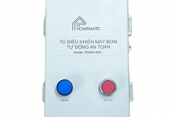 Tủ điều khiển bơm nước 1 pha tự động có rơ le an toàn cho phao điện SS09H-63A