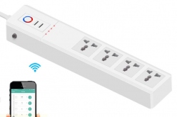 SM-SO306L1 Ổ cắm wifi Tuya 4 cổng universal + 2 USB an toàn chống quá tải