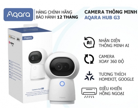 CH-H03 Aqara G3 Camera Indoor 2K AI Tracking Quốc Tế