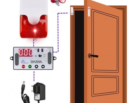 S1C Bộ báo động chống quên đóng cửa dùng cảm biến tách cửa