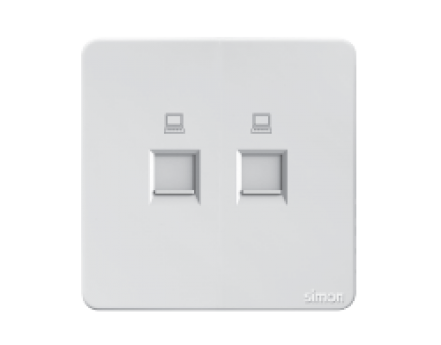  Ổ CẮM MẠNG ĐÔI CAT5 Simon K3 575228