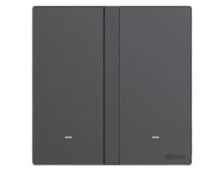 66E8002GTY Công tắc đôi thông minh Simon M7 Gem Smart 