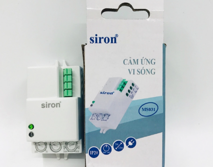 Siron SR-MS031 Công tắc cảm ứng chuyển động vi sóng lắp âm thiết bị 