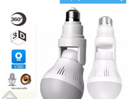 Camera kiêm bóng đèn xoay chỉnh hướng CV380V2
