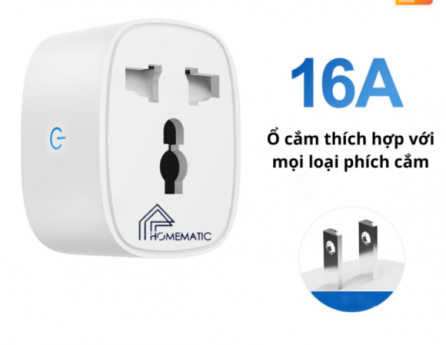 Homematic BSD61 Ổ cắm wifi điều khiển từ xa 16A