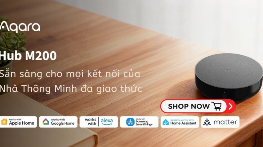 M200 HM-G03E Bộ điều khiển trung tâm Aqara Hub 