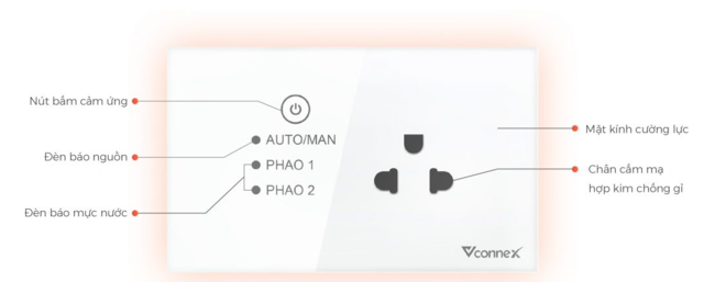 ổ cắm phao điện chống giật